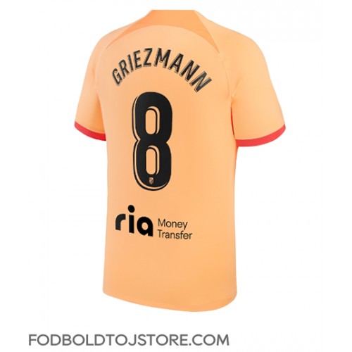 Atletico Madrid Antoine Griezmann #8 Tredjetrøje 2022-23 Kortærmet